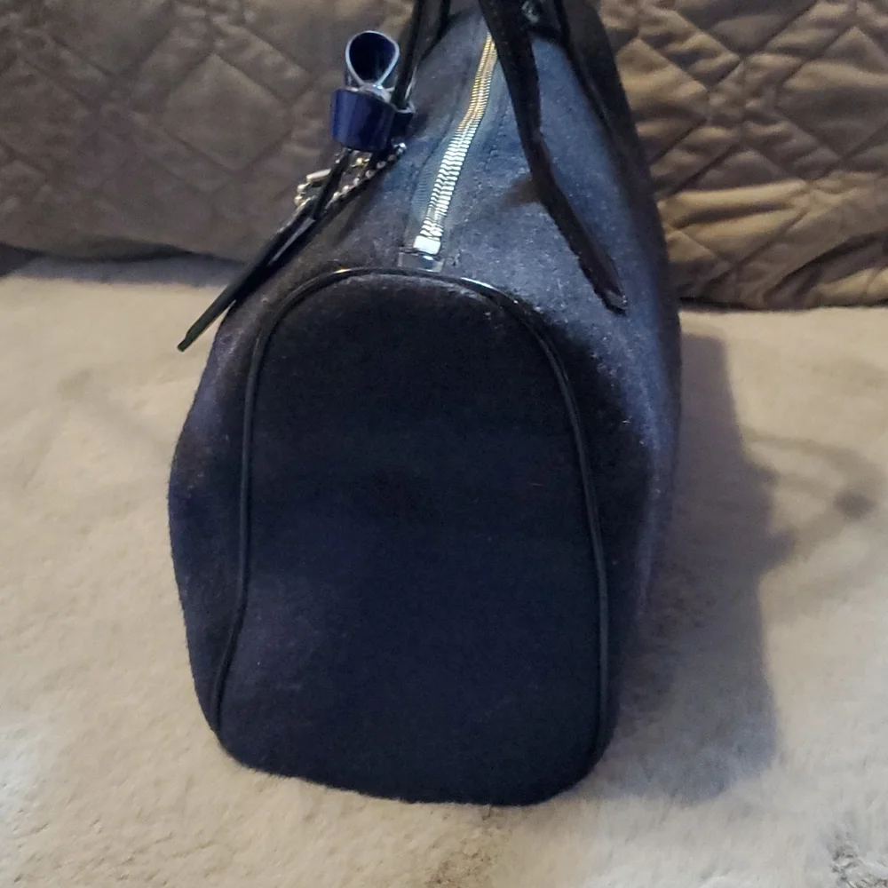 Coach Wool Satchel Hand Bag - Picture 3 of 16